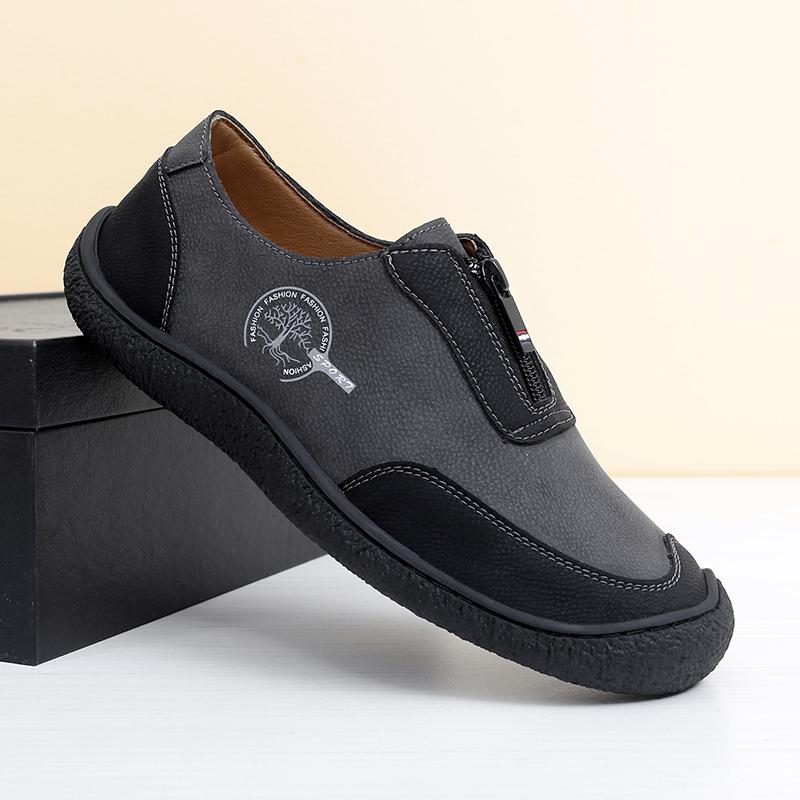 

Fashion Casual Business Soft Sole Penny Loafers 2025 New Men s Leather Loafers Slip-On Dress Shoes Comfortable Driving Moccasins for Men 47 серый