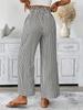 European & American Women's Striped Straight-Leg Pants - Spring/Summer 2026 Collection, Casual Commuter Style