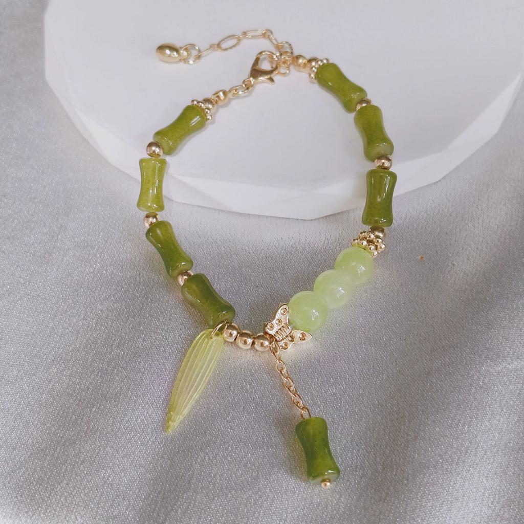 New Chinese-Style Lily Of The Valley Bracelet Women'S Small Fresh Temperament Versatile Niche Retro Mori Bracelet Girlfriend Jewelry