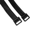 Women's Soft Leather Windbreaker Cuffs with Straps - Lace-Up, Decorative Cloth Accessory