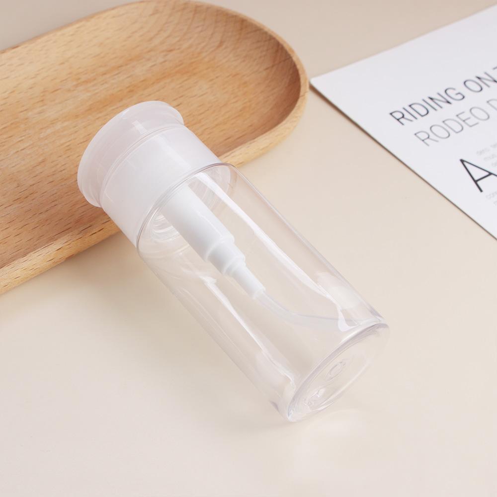 Pump Dispenser Bottle Nail Polish Remover Container Press Pumping Dispenser Makeup Remover Bottle