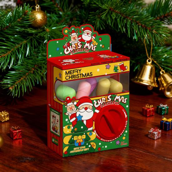 Mini Capsule Toy Machine Halloween Twist Knob Toy Machine for Surprise Eggs Cartoon Figurines Capsule Toys for Xmas Easter Parties