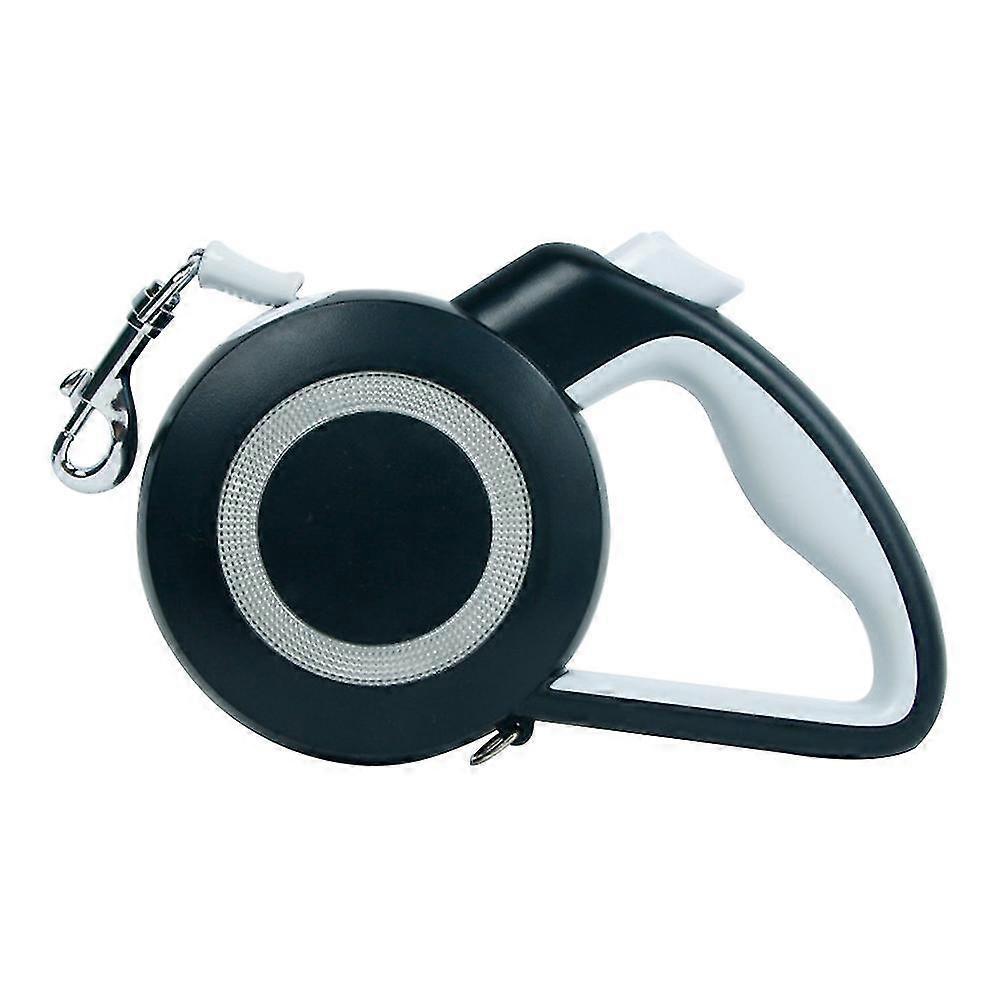 Retractable Dog Leash, 360 Tangle-free Heavy Duty Reflective Walking Dog Leash Ribbon With Anti-slip-black