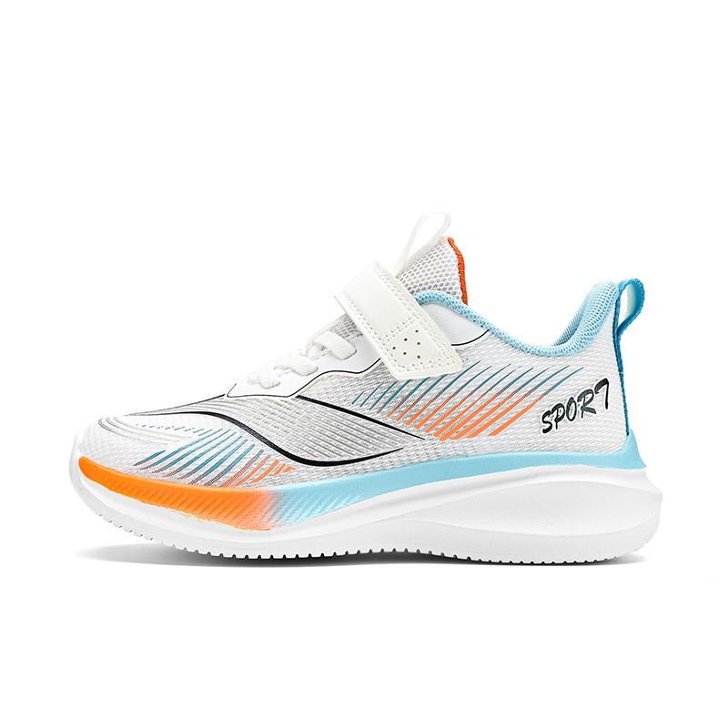 Kids Running Shoes Boys Girls Lightweight Breathable Training Sneakers With Cushioning Non-Slip Sole