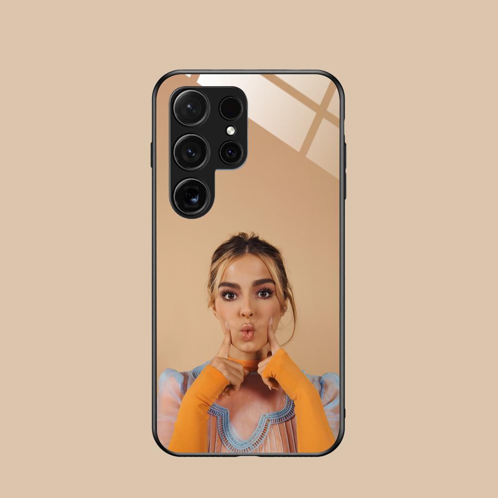 Addison Rae Glass Mobile Phone Case for Samsung Galaxy S26 S25 S24 S23 S22 S21 S20 Note20 Plus FE Ultra Colorful Cover