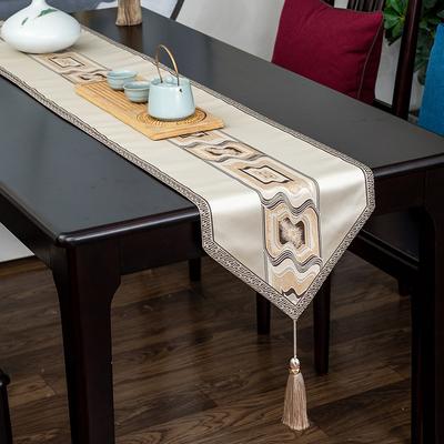 New Chinese-style Tablecloth Vintage Table Runner Tassel Decoration Luxury Home Table Cloth TV Cabinet Doilies Table Decoration