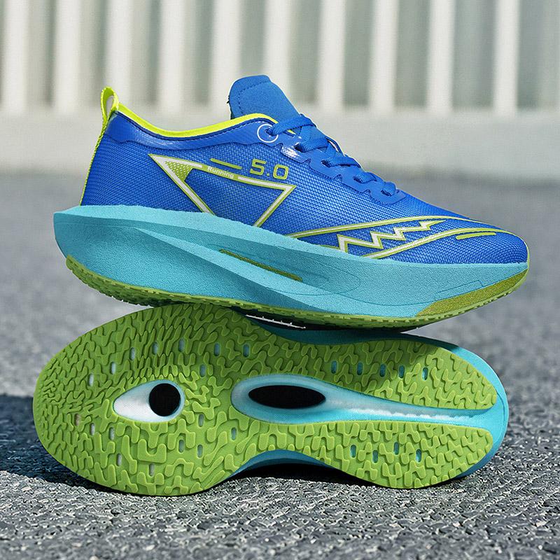 Mænd Sport Speciel Løbesko Kulfiberplade Marathon Åndbar Letvægt Kvinder Komfortable Atletiske Skridsikre Sneakers