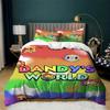 Kids Bedding Duvet Cover with Pillow Sham D-andy's World Bedding Set Single Soft Lightweight Duvet Cover Set for All Season