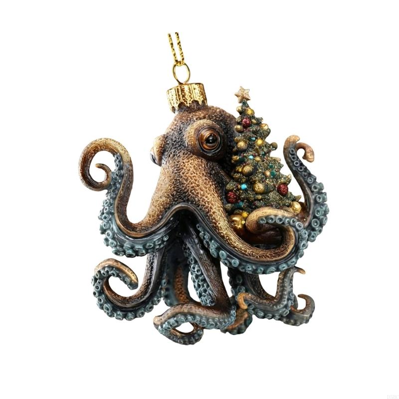 Christmas Tree Decoration Shatterproof Acrylic Sea Creature Hanging Ornament