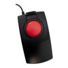 Glow USB Wired Ergonomic Backlit Ambidextrous High Performance Laser Trackball Made In the USA CST2545-5W (GL) (L-Trac Red) 5-Button (Black) -