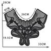 Black Embroidered Mesh Organza Front Collar Collar Sewing Lace Diy Decorative Dress Wedding Dress Accessories