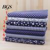 7 Pezzi 25x25cm Patchwork Floreale a Pois Tessuto di Cotone Stoffa Liscia Cucito Fai da Te Trapuntatura