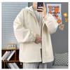 Mens Hooded Windbreaker Jacket Casual Streetwear Loose Fit Layered Look