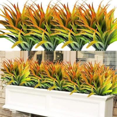 5 pezzi Piante Finte da Esterno Resistenti ai Raggi UV Piante Tropicali Artificiali Edera Ragno Erba Finta per Casa Finestra Giardino Ufficio Patio Fioriera Sospesa