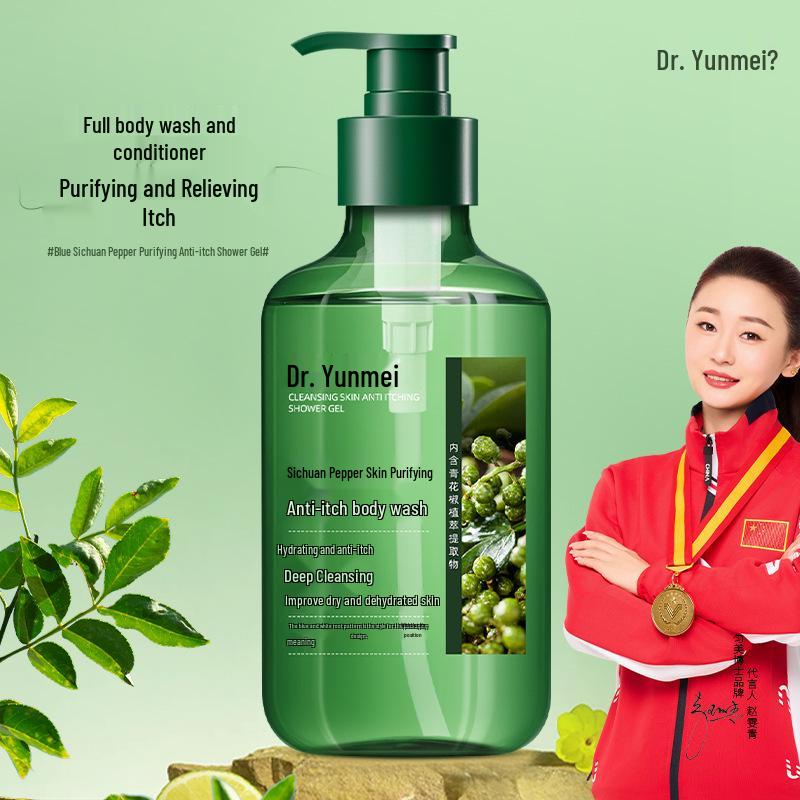 Dr. Junmei Blue Pepper Anti-Itch Moisturizing Shower Gel