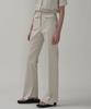 MOTT Slit Cotton Pants - G/Ivory