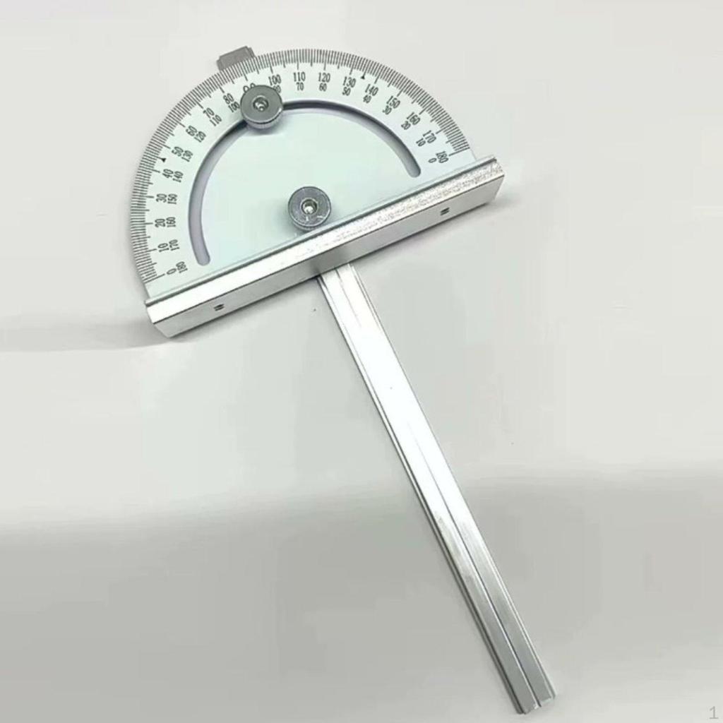 Miter Gauge Angle Measuring Tool Precision Bidirectional 0-180 Degrees for Engraving Machine