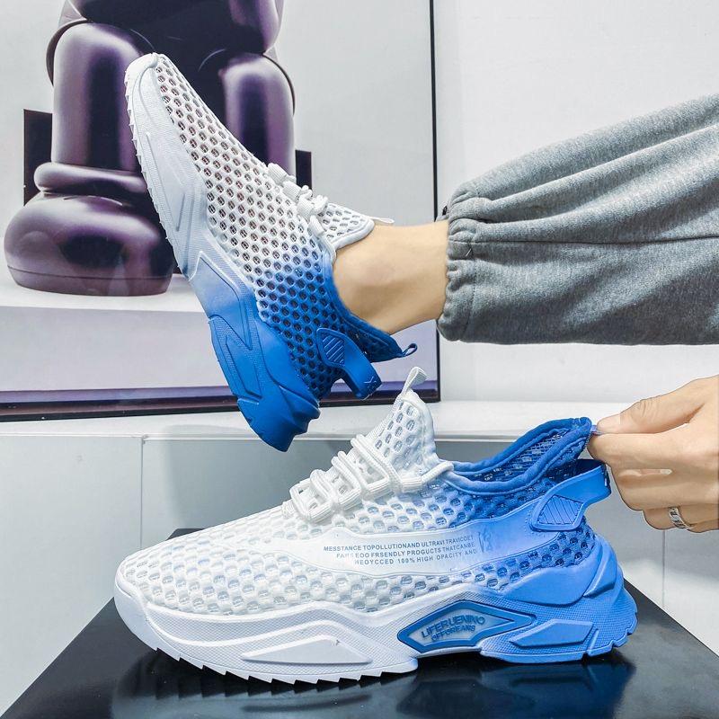 Sko Herre Joggesko Herre Herre Fritidssko Tenis Luksussko Trener Race Snørefrie Sko Mote Loafers Løpesko for menn