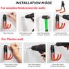Heavy Duty Wall Mounted Garage Hook for Tools, Bikes, Ladders & More