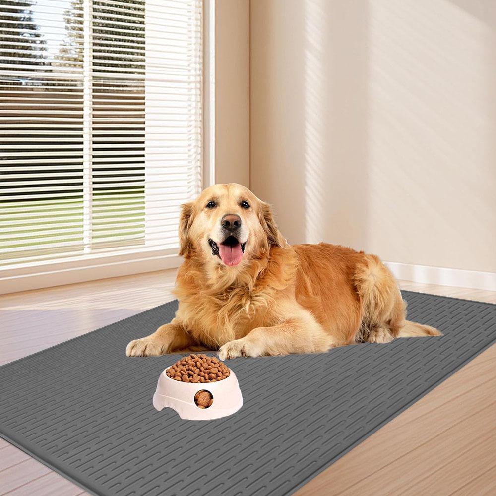 Extra Large Non-Slip Silicone Pet Mat - Cat Litter & Feeding Placemat