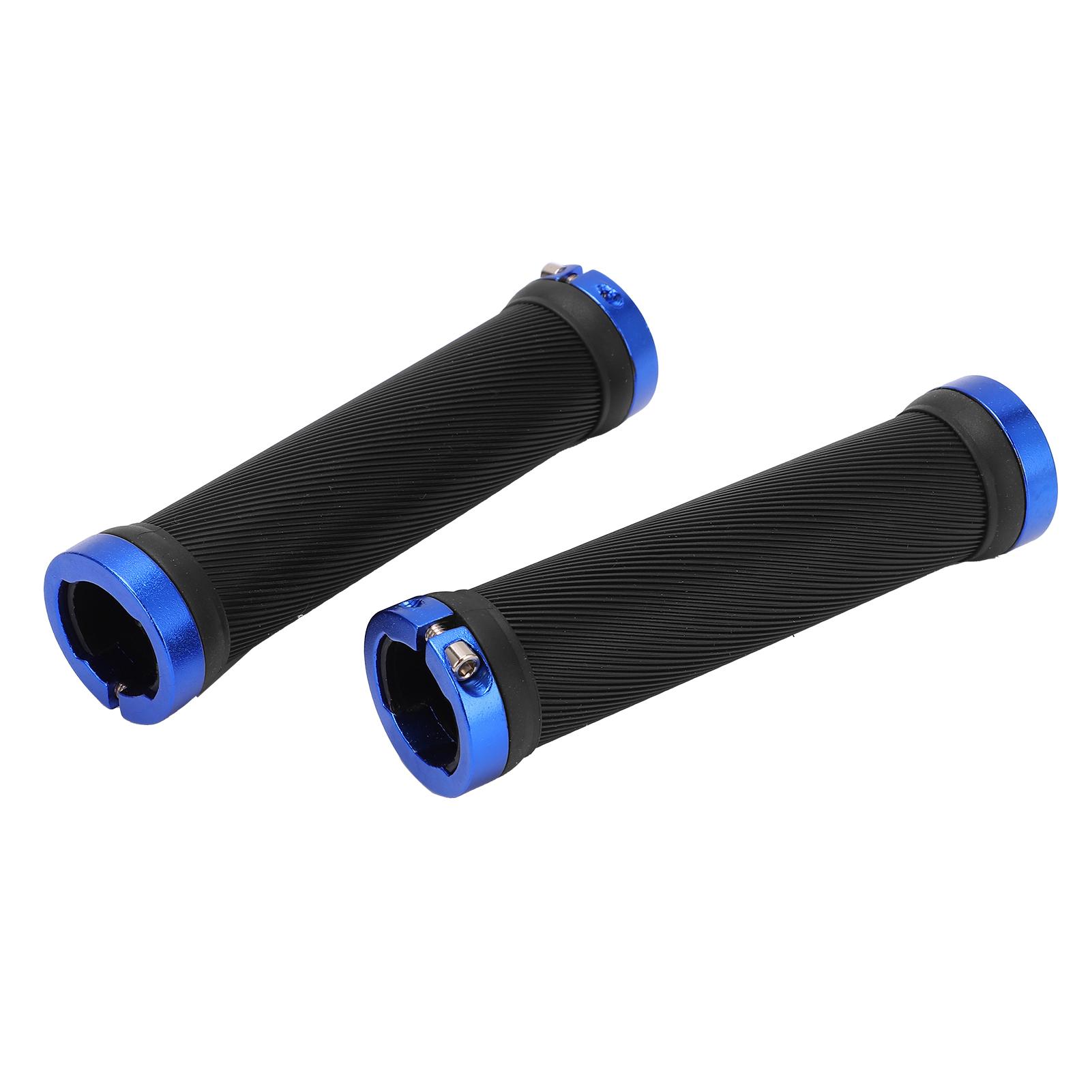 

Велосипедные ручки Защита окружающей среды Противоскользящие Износостойкие Велосипедные рули для езды на велосипедеСиний синий