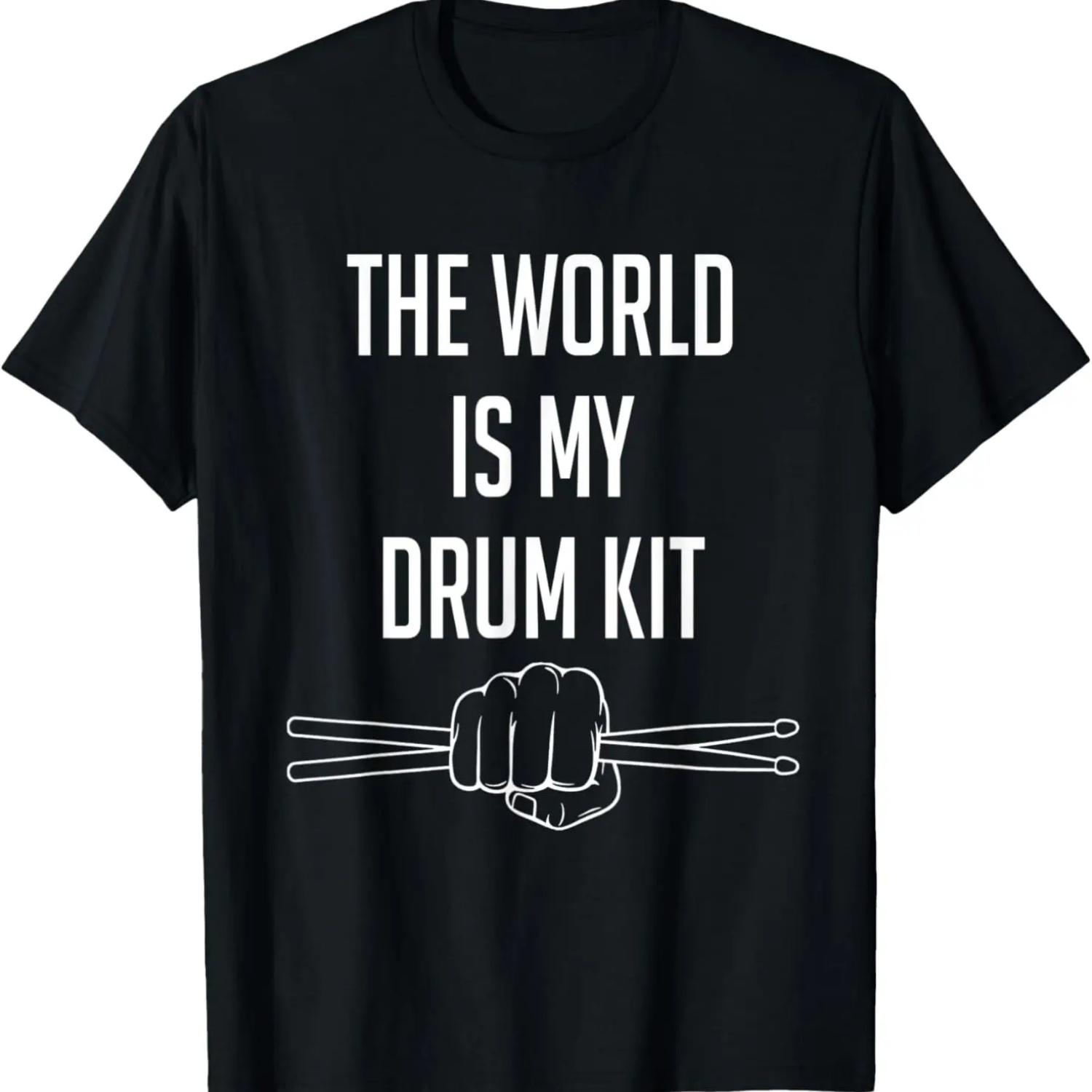 

Drums And SLOTHS T-Shirt Shirt for Drummer T-Shirt XXXXXL чорний