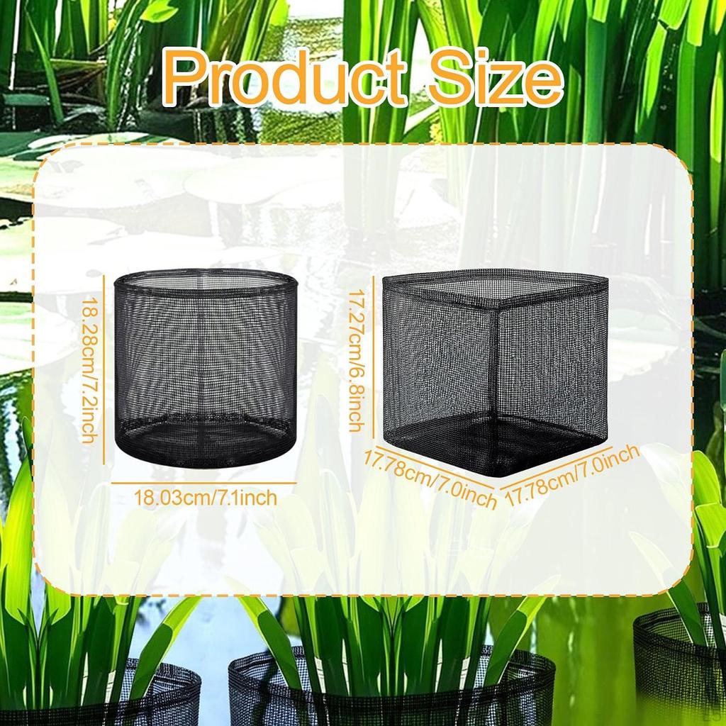 4 Aquatic Planting Bags, Planter Pots Designed for Terrestrial Plants In Ponds