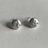 Eveningbell [silver925] Sophia Round Earrings (2color)
