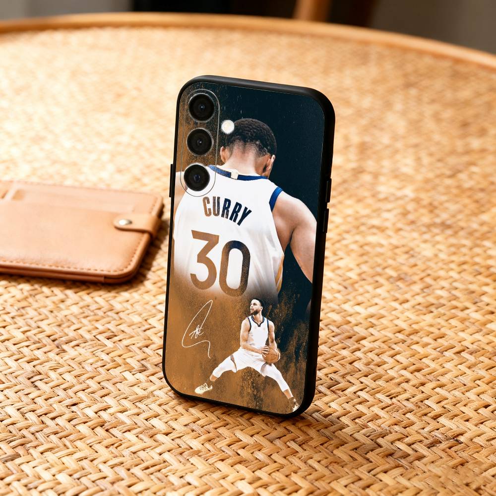 Sports Star S-Stephen C-Curry Phone Case For Samsung A73,72,71,53,52,51,22,91,80, Soft Black Cover