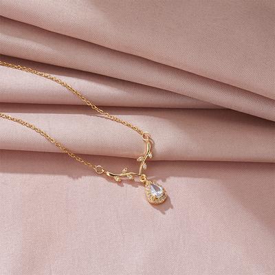 Yilu Hat Ihre Halskette Damen Design Kaltwind Schlüsselbein Kette Für Freundin'S Geburtstagsgeschenk