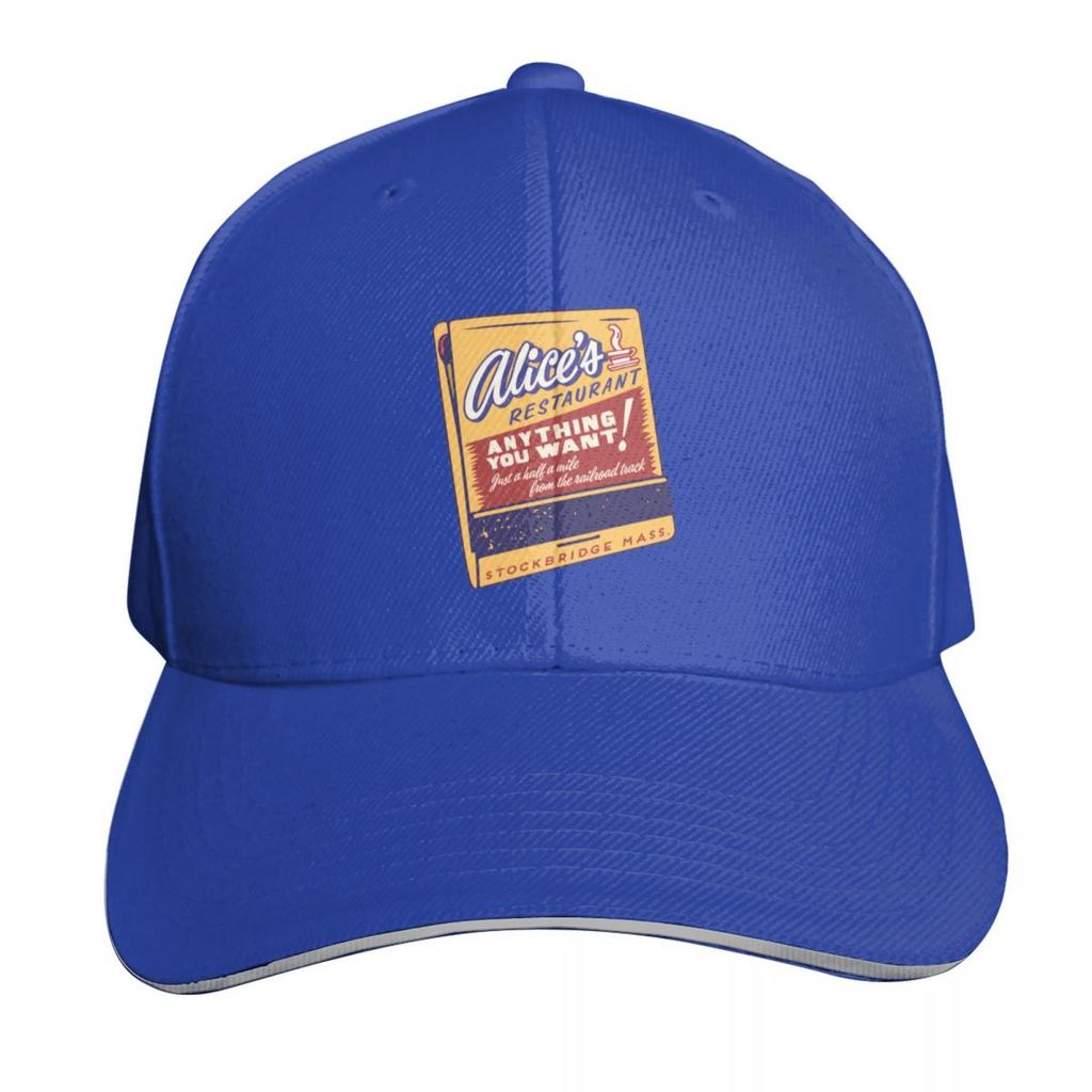Alices Restaurant Baseball Cap Ball Cap hats on offer Custom Cap western Hat Women Beach Fashion Unisexs