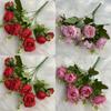 Realistic Velvet Peony Artificial Flowers For Home And Office Decor