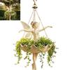 Hanging Chain Fairy Dancer Planter Resin Decorative Plant Holder Mermaid Planter  Trailing Plant