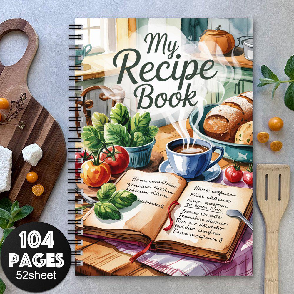Spiral-Bound My Recipe Kitchen Diary