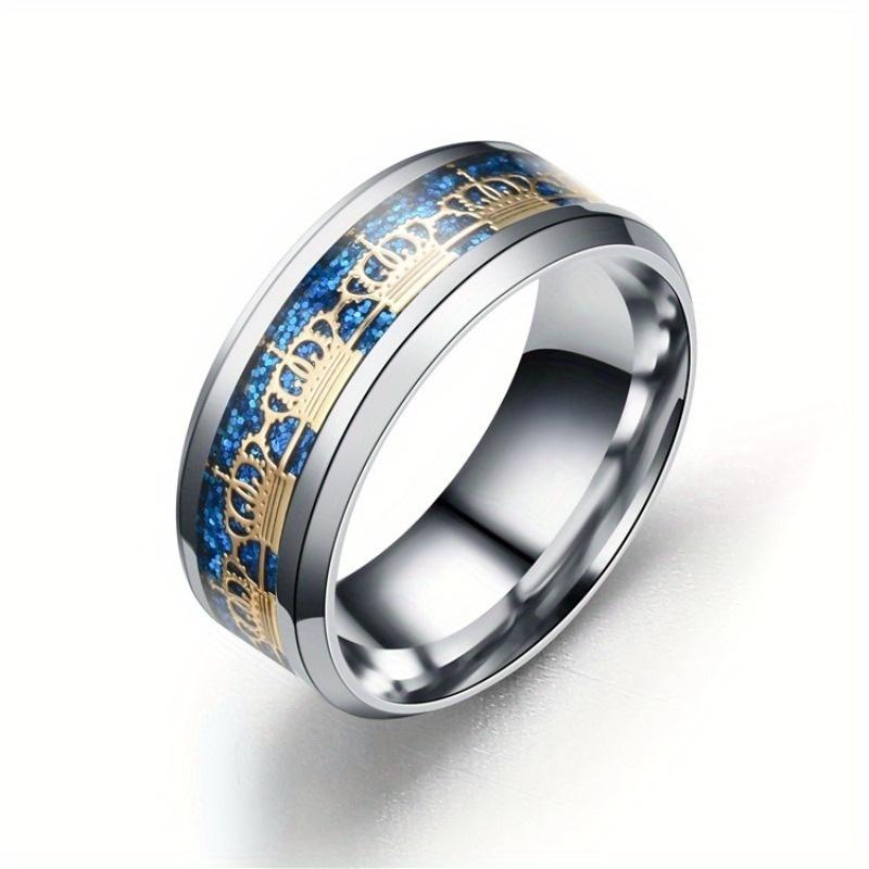 1Pc Fashionable and Trendy Accessories, Original Titanium Steel Rings, Suitable for Both Men and Women