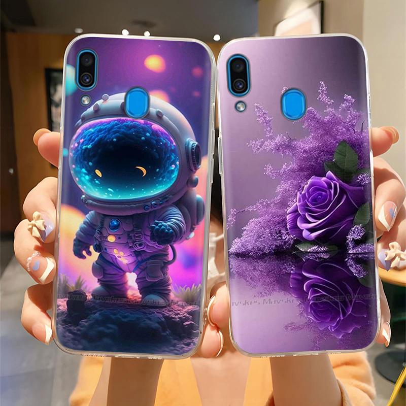 For Samsung Galaxy M20 M10 M30 Case Clear TPU Soft Silicon Fashion Phone Case For Samsung M20 M30 M10 GalaxyM30 unda Cover Coque