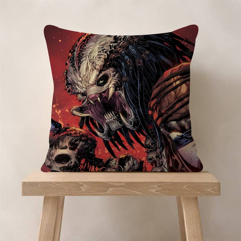 1PC The Predator Maple Design Cushion Cover Happy Autumn Harvest Decor Holiday Decorati Pillow Cover