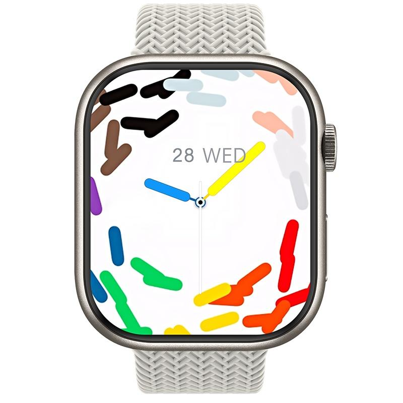 Rainbuvvy HK9 PRO+ Bluetooth Smart Bracelet 2.02inch AMOLED 410x494 1GB RAM BT5.1 Bluetooth Call IP67 Waterproof Smartwatch One Click Connection