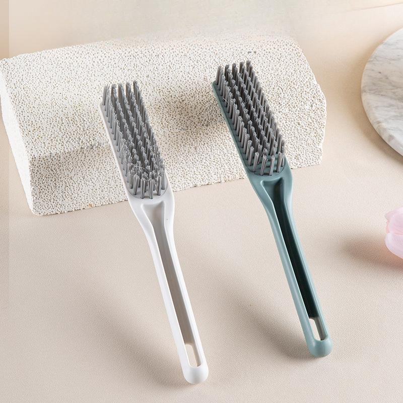 Handle High-top Shoe BrushStreamlined Long-handled Plastic Brush Small Soft-bristled Wall-mounted Plastic Cleaning Brush