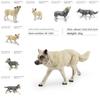 Animals Wolf Wild Pvc Animal Model Toy Wildlife Collectible Desk Gift Ornament