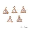 Alloy Charms Inlaid Zircon Heart Star Rhinestone Pendant Accessory For DIY Earring Necklace Accessories
