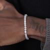 Hiphop Tennis Bracelet Homme Iced Out 3/4/5mm Cubic Zirconia Mens Crystal Chain On The Hand Hip-hop Streetwear Jewelry Male H086