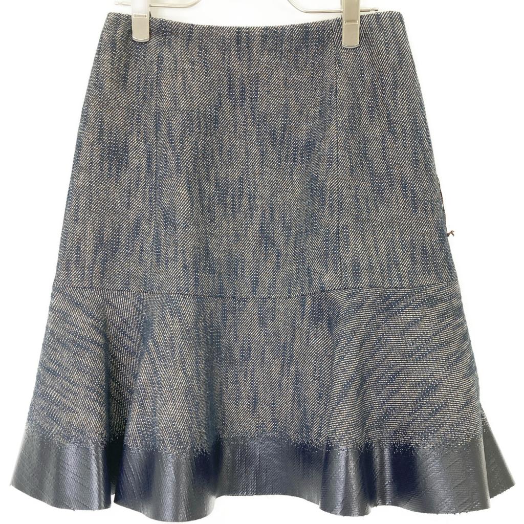 FOXEY 39701 Navy Flare Skirt skirt 38 NavyUsed