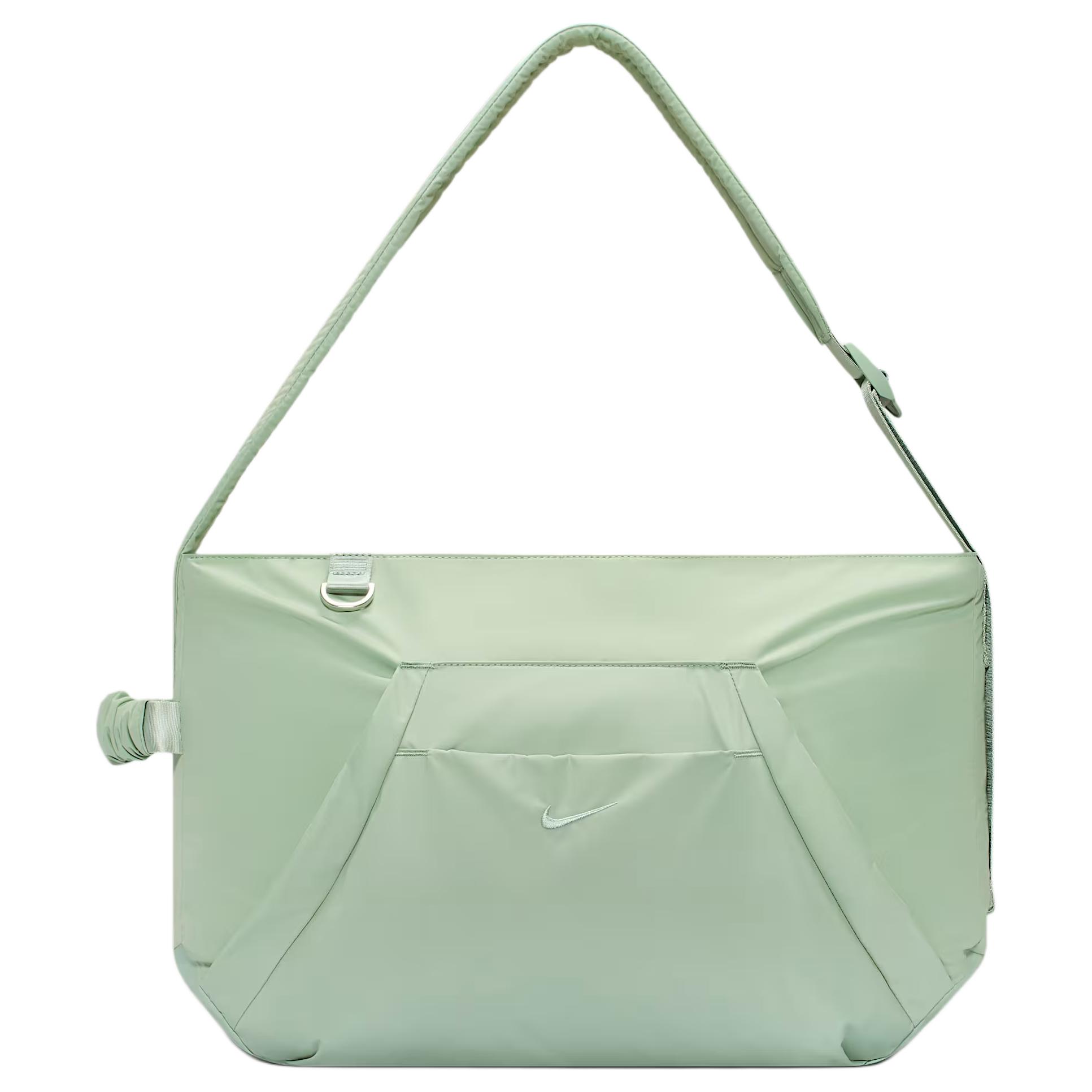 

Nike Zipper Closure Fabric Tote Bag Unisex Tote Bags Gray Green HV1193-008 Gray Green