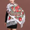 Frauen Designer Winter Schal Pashmina Blume Stickerei Schals Weibliche Bufandas Foulard Warm Hijab Wraps Reise Stolen