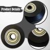 4 Pieces Pilates Reformer Wheels Bearings Direct Pu Construction Quiet Suitable for Exercise Gym