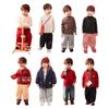 LUSON Baby Boys' Semi-High Collar Long-Sleeve T-Shirt