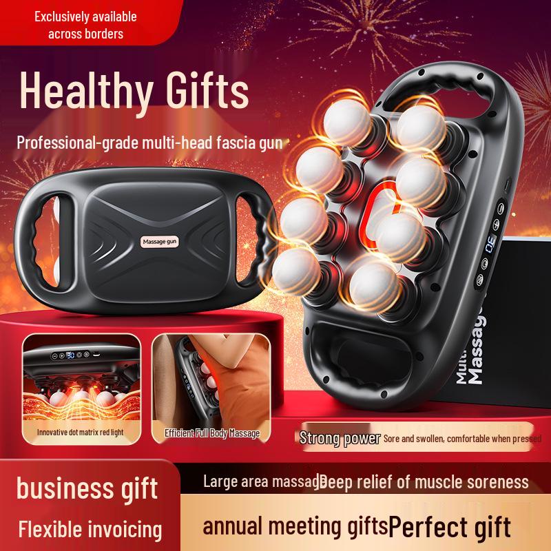 

16-Head Professional Fascia Gun Gift Set - Ideal for Clients and Family Muscle Massage