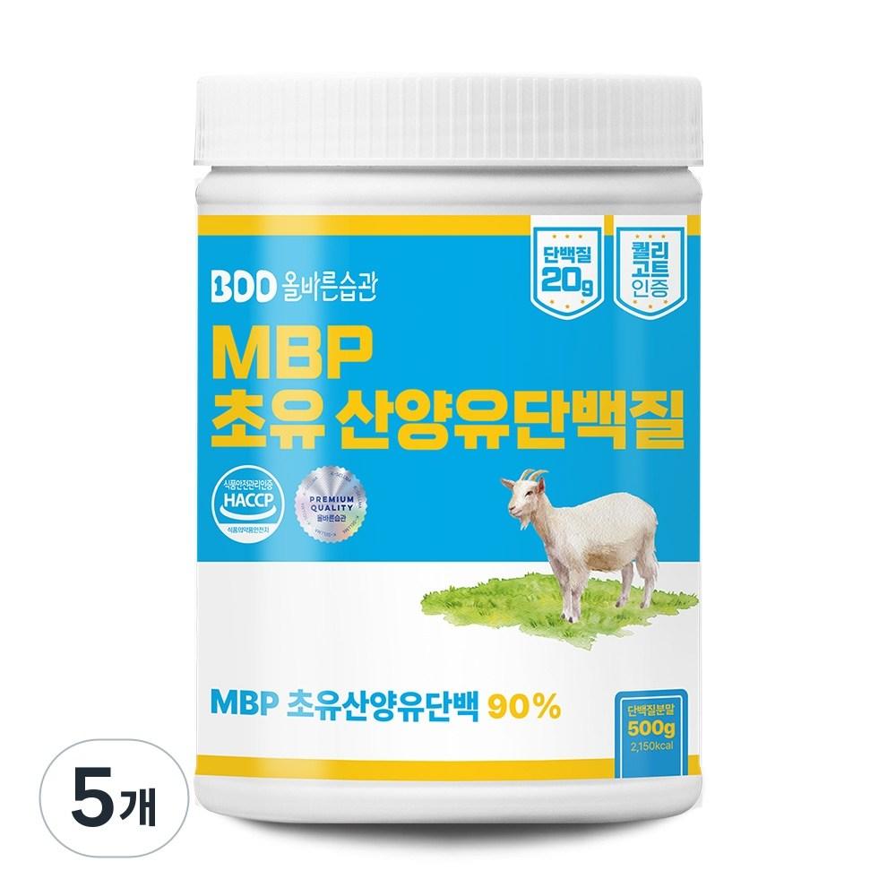 HACCP Right Habit MBP Low Sugar Colostrum Goat Milk Protein Balance Protein Powder High Protein 20% 5 pcs 500g