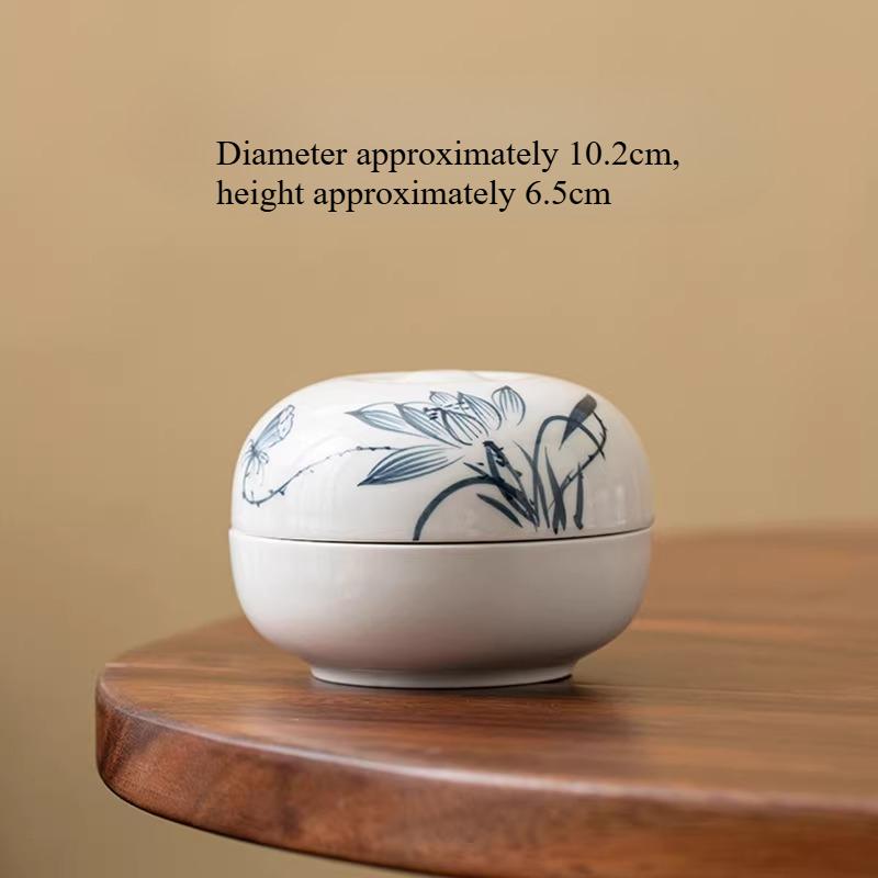 Ceramic Hand-painted Aroma Burner Home Interior Decoration Decorative Item Agarwood Incense Household Ceramic Incense Burner